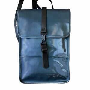Rains Mini Unisex Waterproof Backpack in 25 Sonic / Blue